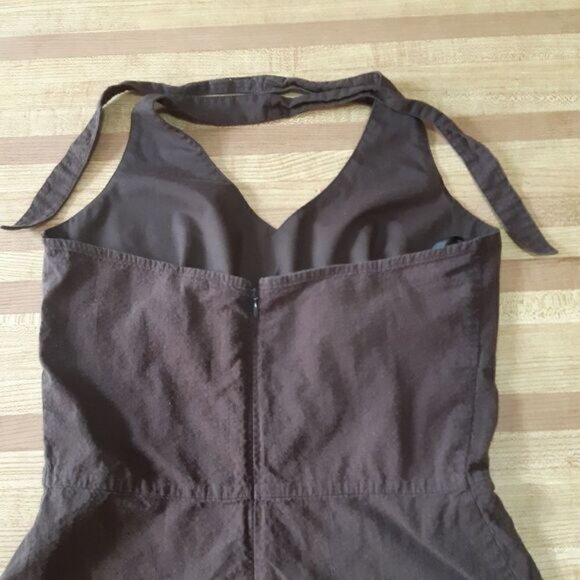 Reitmans Woman size 7 brown summer dress - Picture 3 of 6